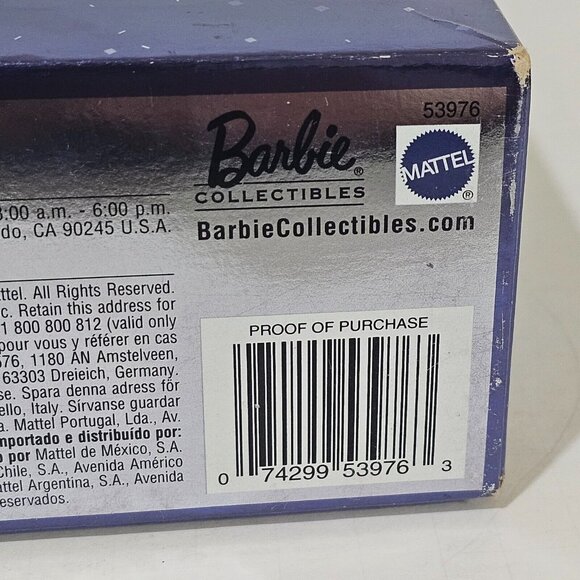 Barbie 2002 Doll Collector Edition African American Mattel 53976 - Picture 6 of 7